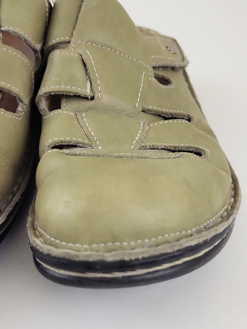 Finn Comfort Sandals EU Size 38 Casual Comfort Slip On Mule Clogs Leather - Picture 4 of 10